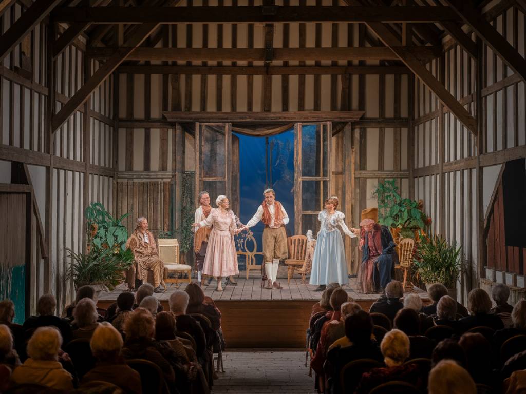 Comment le théâtre amateur dynamise la vie culturelle en milieu rural en Anjou